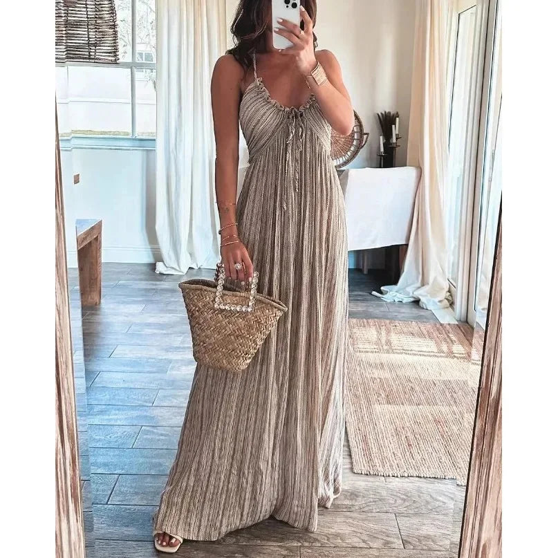 Daria - Maxi Dress Silk Lightweight by Ares Milano