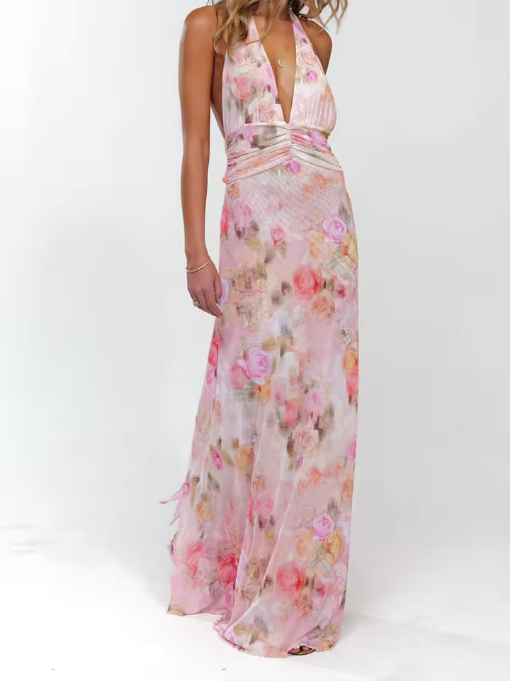 Raffaella - Floral Maxi Dress Dreamy Spring by Ares Milano