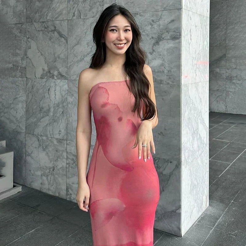 Fiorella - Sunset Strapless Maxi by Ares Milano