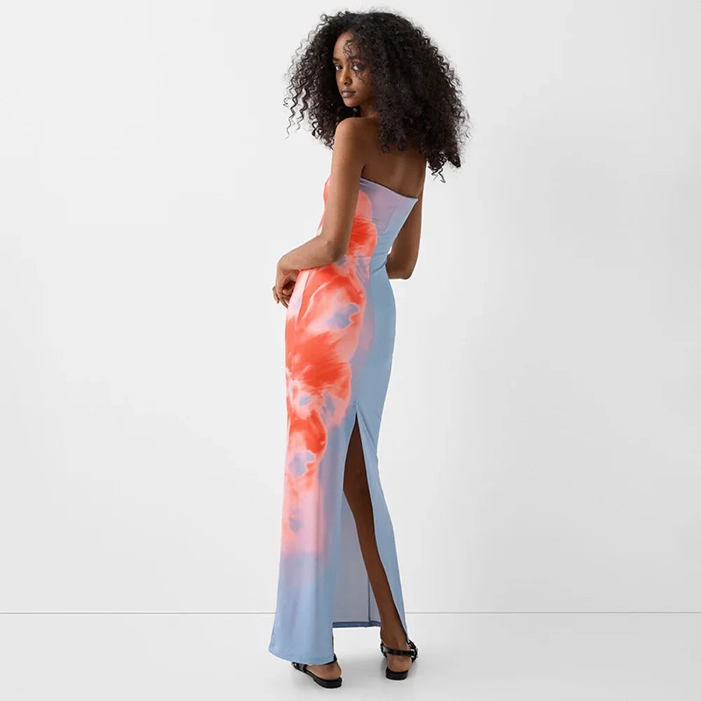 Costanza - Floral Maxi Dress by Ares Milano