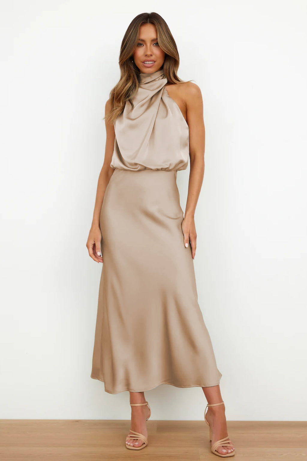 Bruna - Silk Maxi Dress by Ares Milano