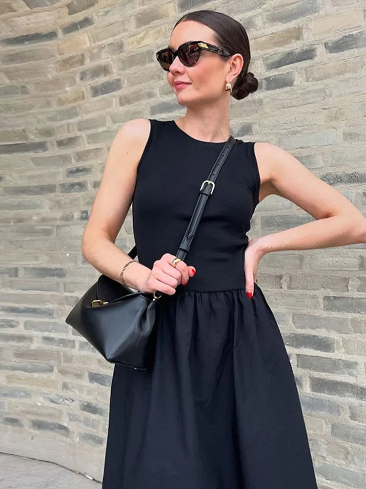 Roberta - Silk Midi Dress by Ares Milano