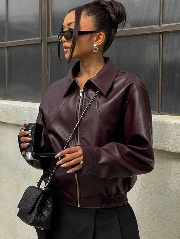 Andreina - Sabrina Zipper Jacket by Ares Milano