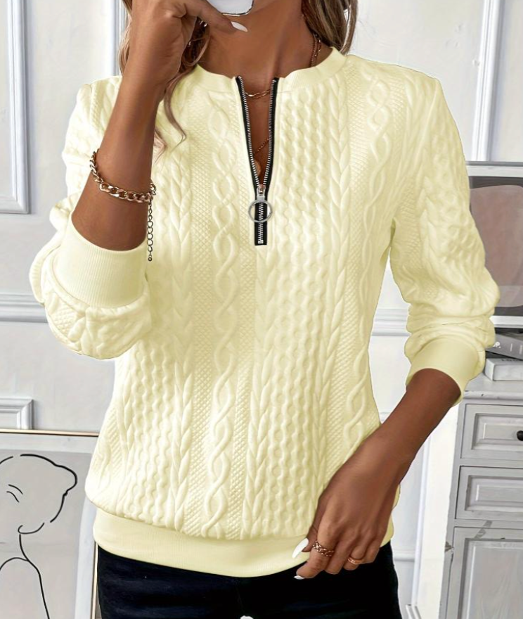 Zelmira - Jumper With Zip by Ares Milano