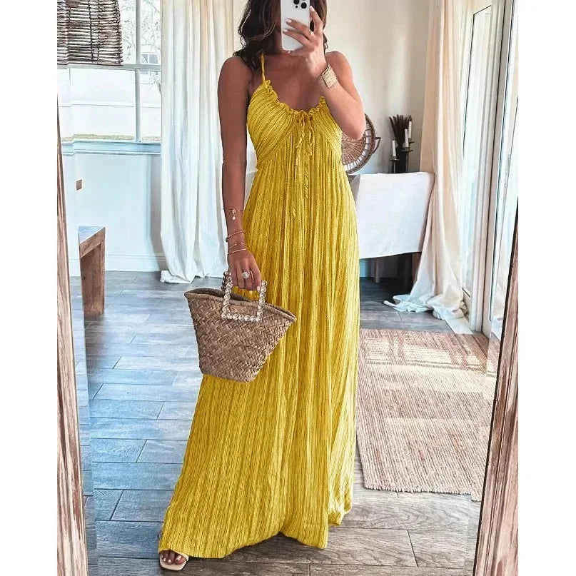 Daria - Maxi Dress Silk Lightweight by Ares Milano