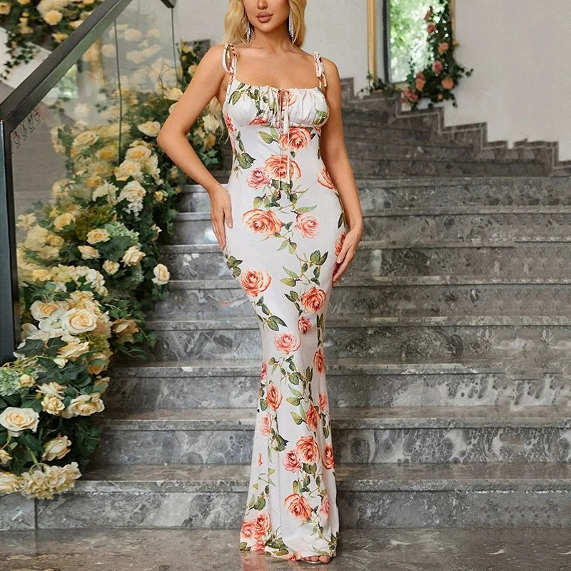 Dionisia - Satin Maxi Dress by Ares Milano