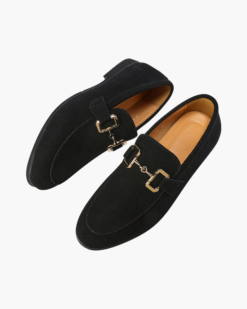 Dorian - Calf Suede Slip Ons Luxe by Ares Milano