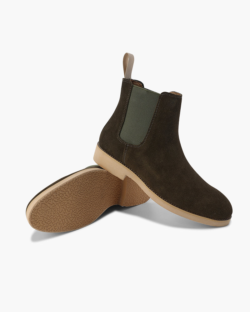 Leandro - Suede Chelsea Boots by Ares Milano