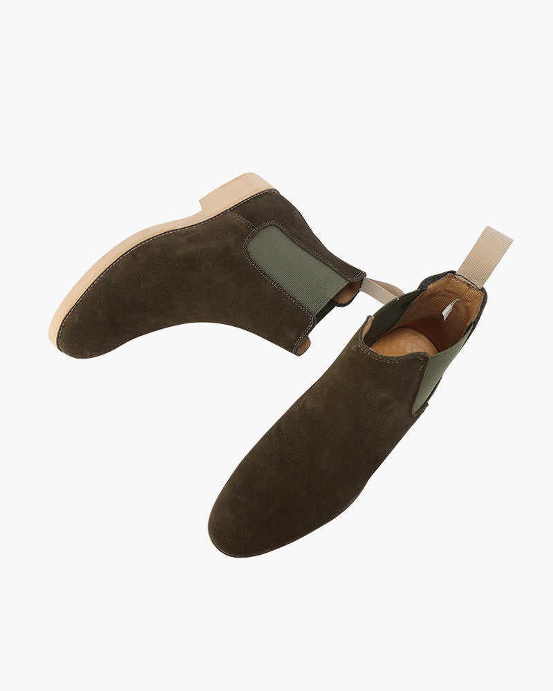 Leandro - Suede Chelsea Boots by Ares Milano