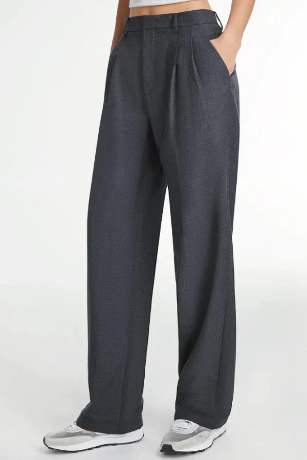 Severina - Charcoal Tailored Pants by Ares Milano