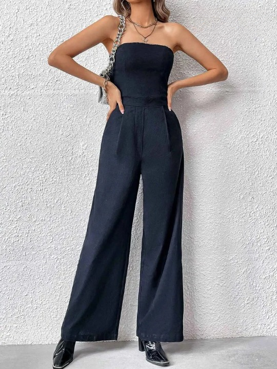 Stella - Naila Strapless Jumpsuit by Ares Milano