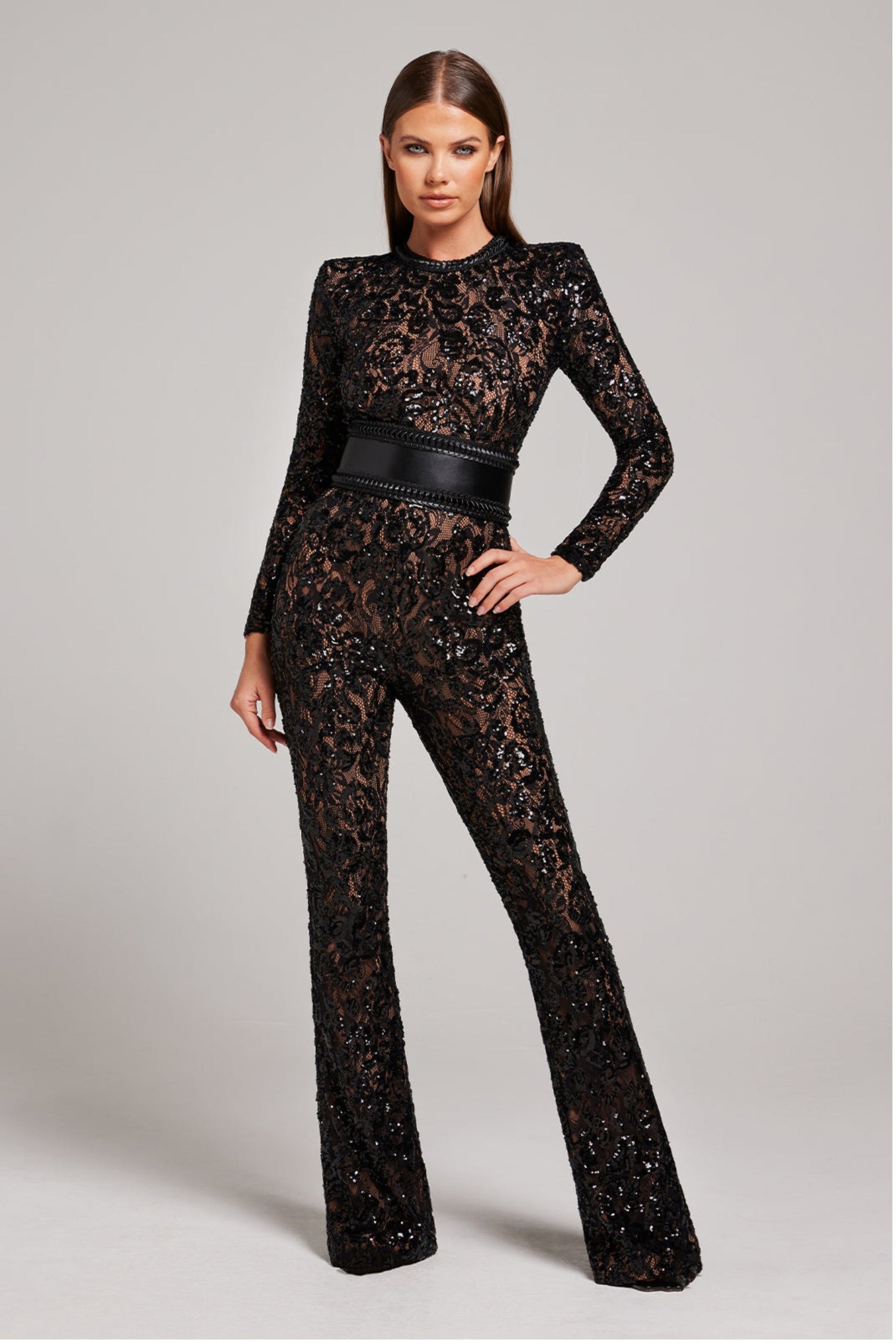 Brigida - Lace Jumpsuit by Ares Milano