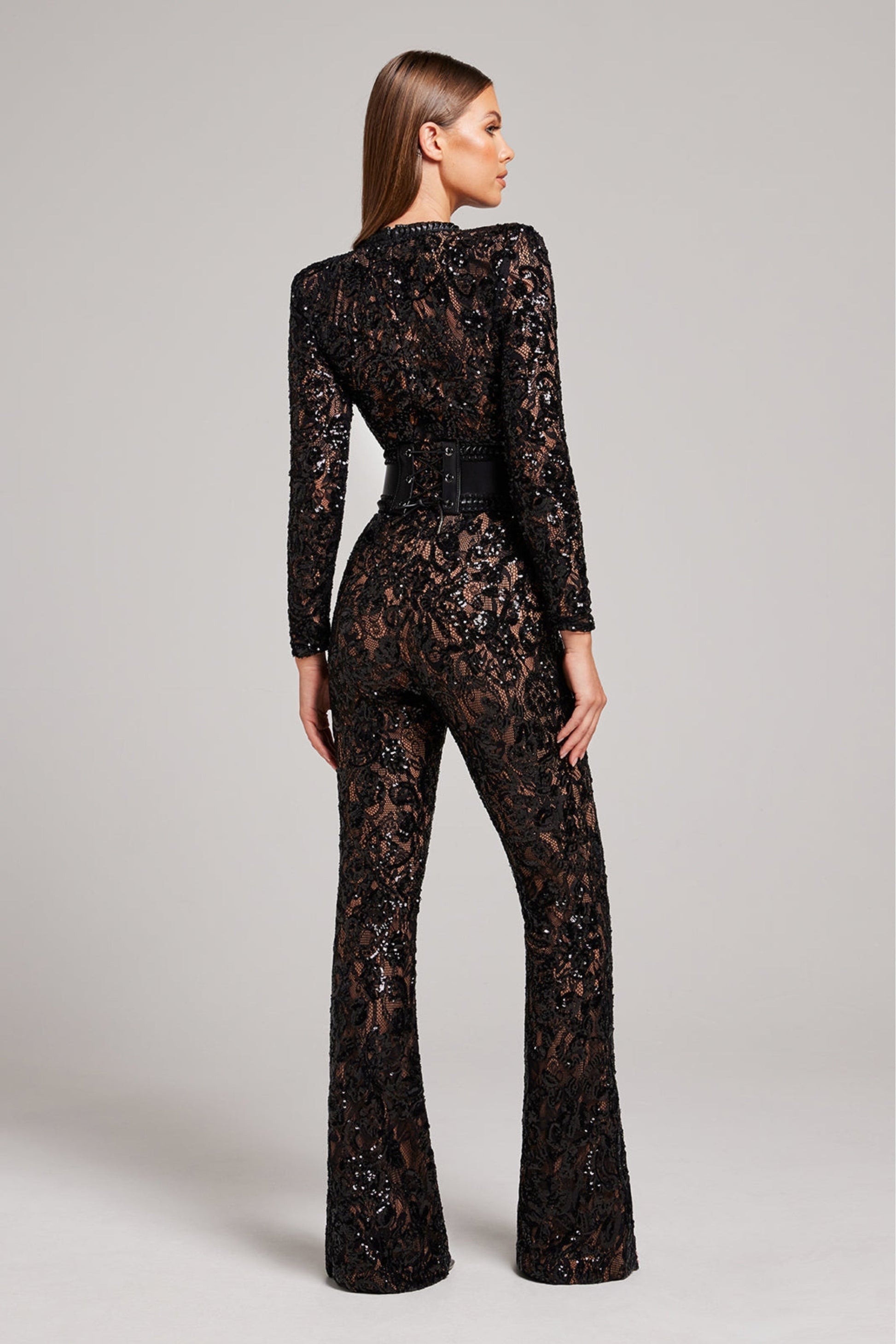 Brigida - Lace Jumpsuit by Ares Milano
