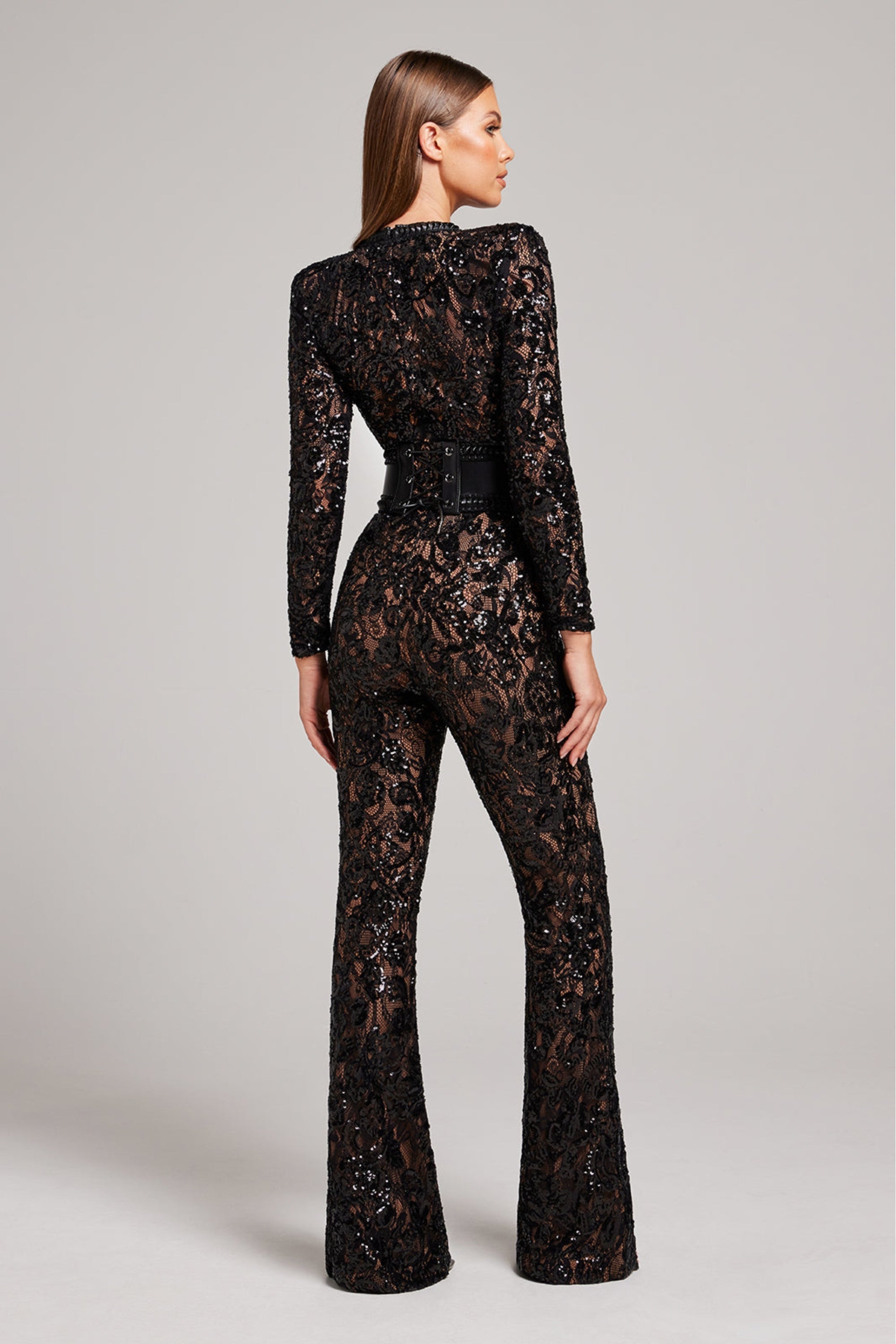 Brigida - Lace Jumpsuit by Ares Milano