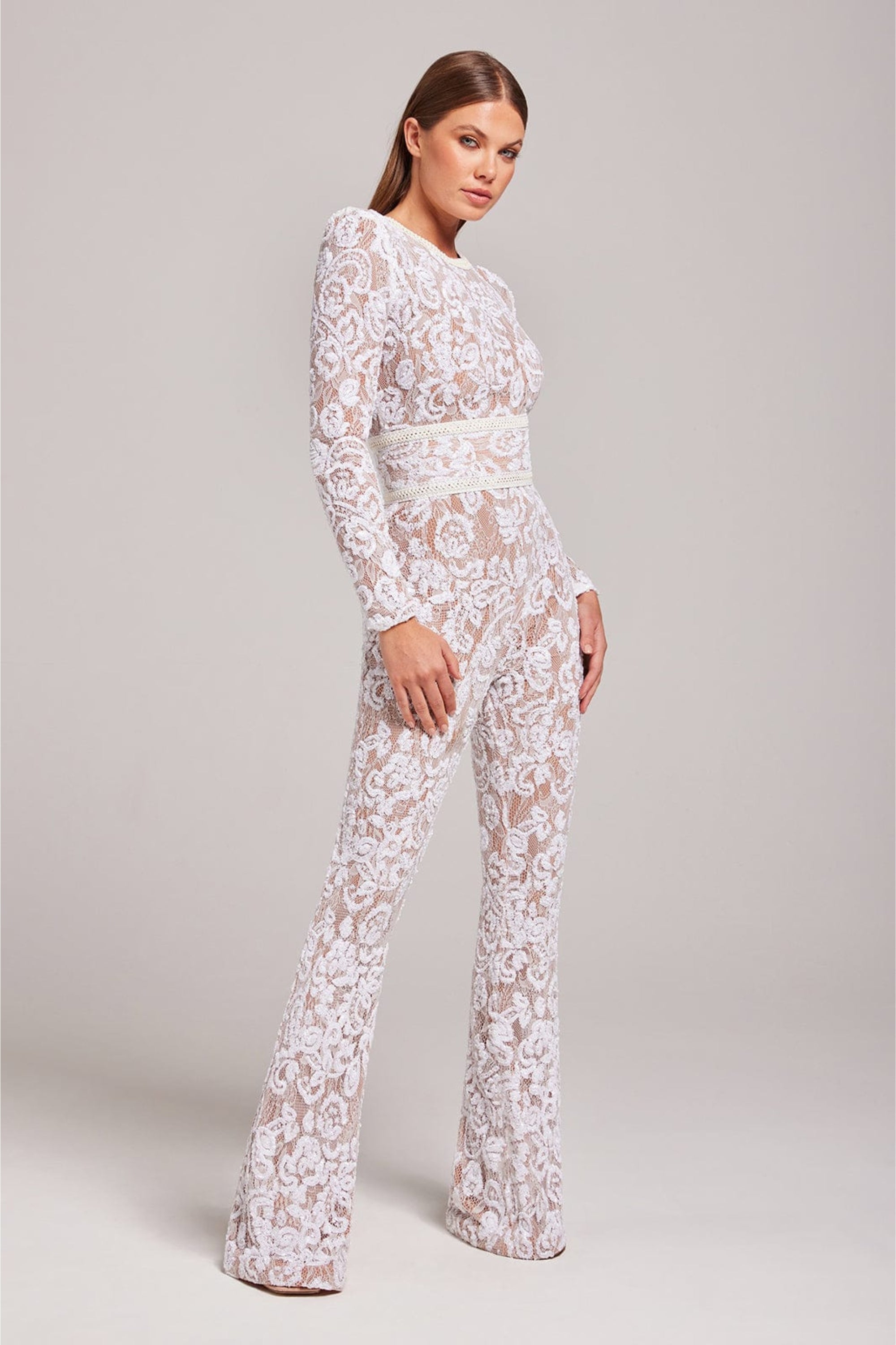 Brigida - Lace Jumpsuit by Ares Milano