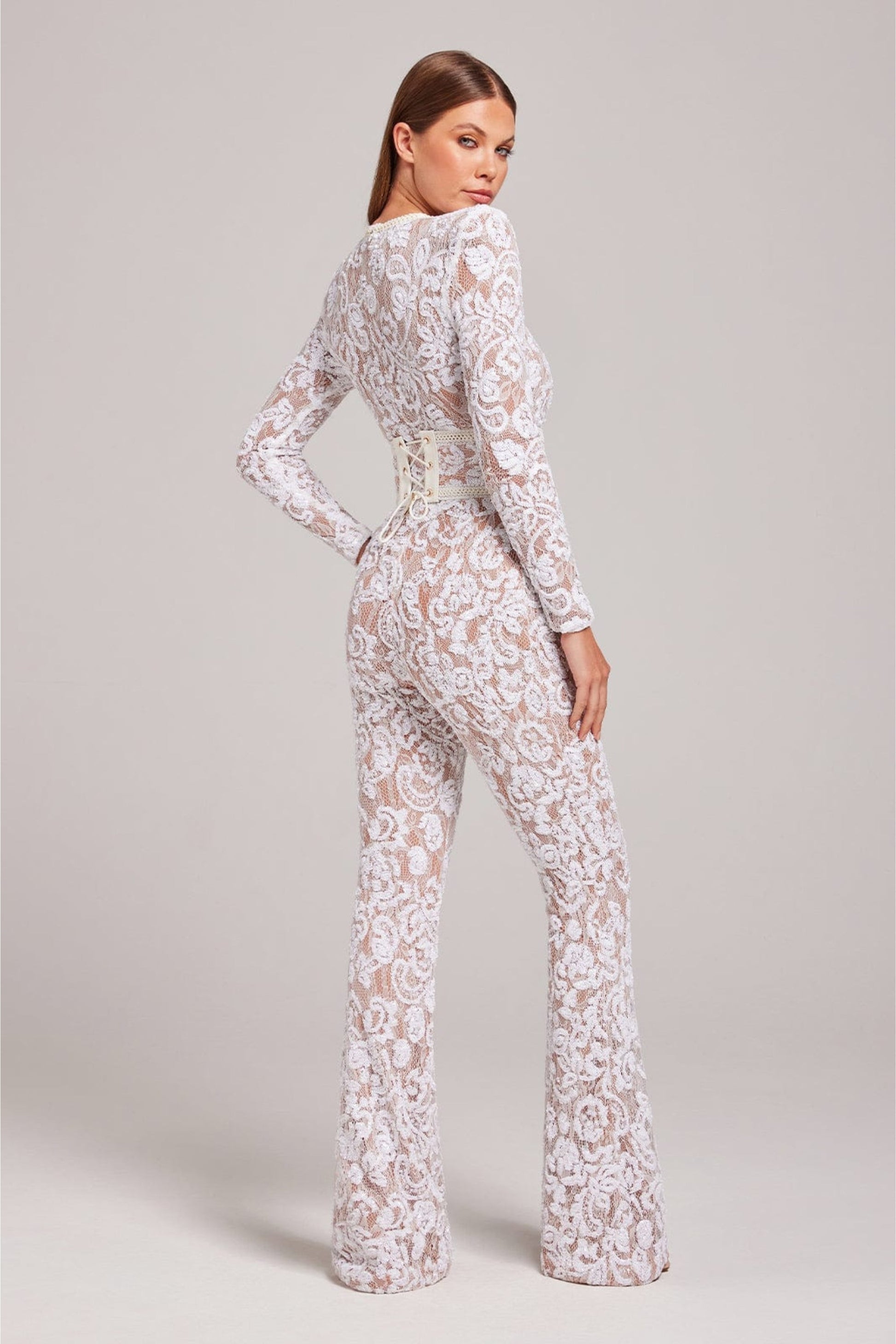 Brigida - Lace Jumpsuit by Ares Milano
