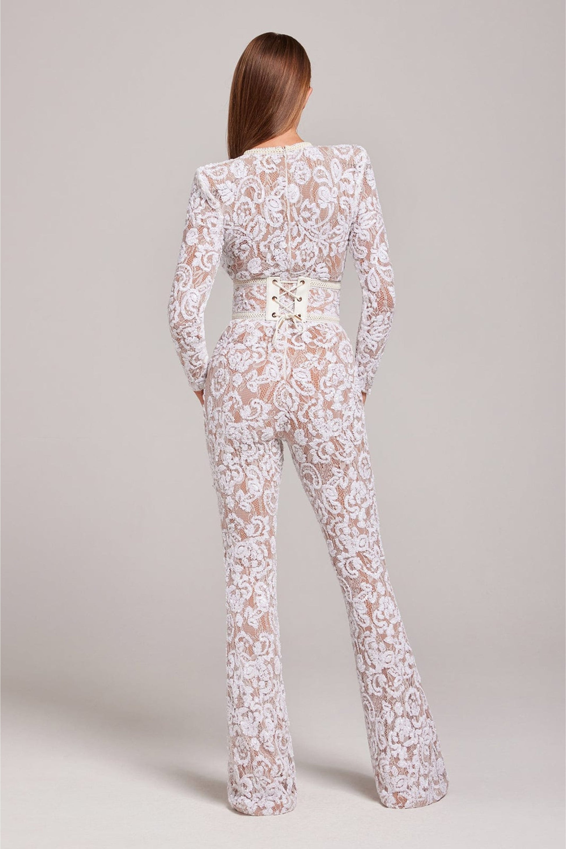 Brigida - Lace Jumpsuit by Ares Milano