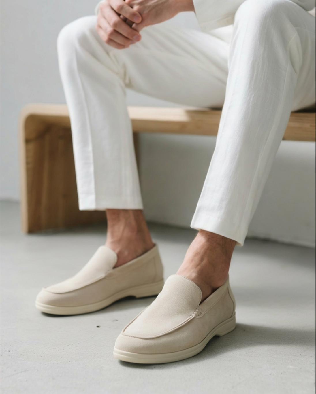 Octavian - Suede Slip-On Loafers Luxe by Ares Milano