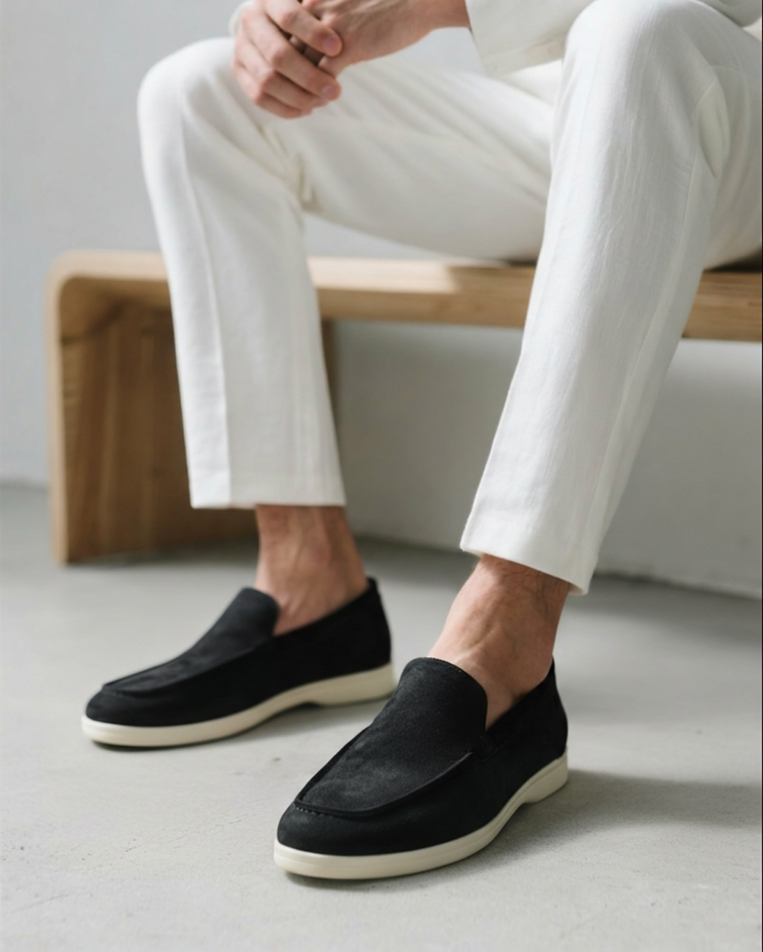 Octavian - Suede Slip-On Loafers Luxe by Ares Milano