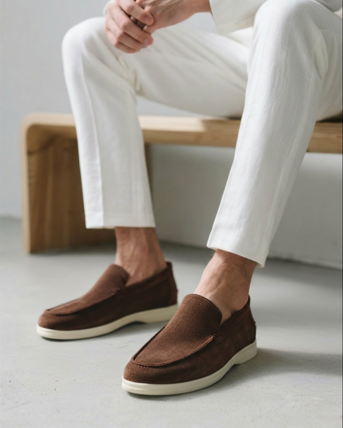 Octavian - Suede Slip-On Loafers Luxe by Ares Milano