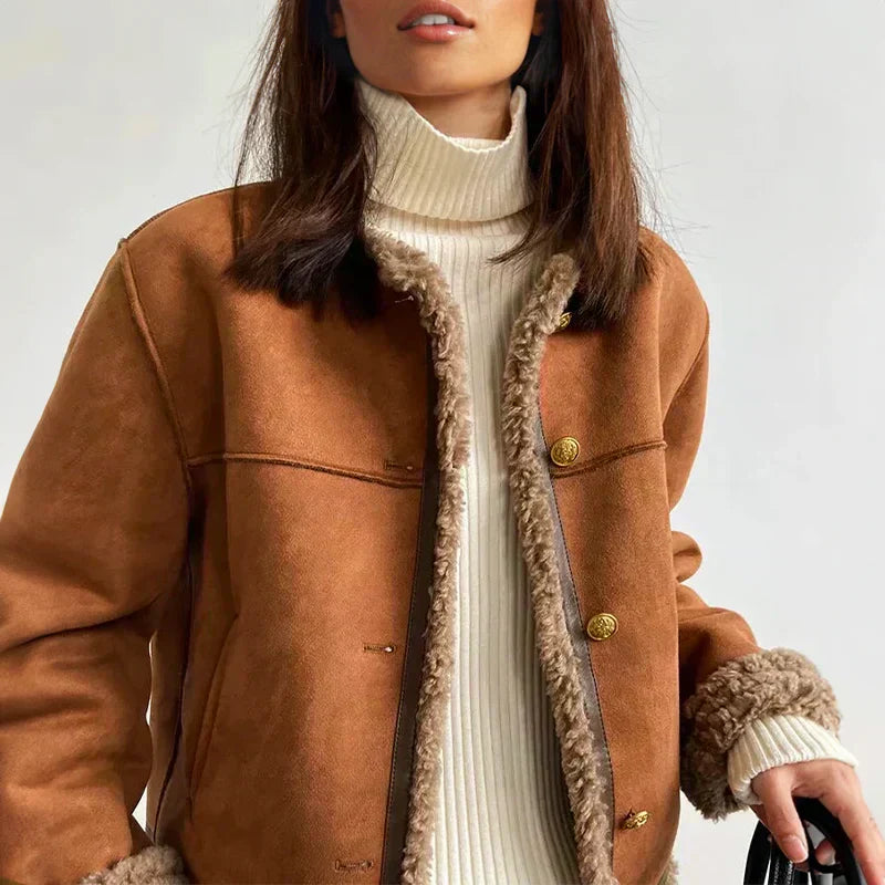 Apollonia - Shearling Coat by Ares Milano
