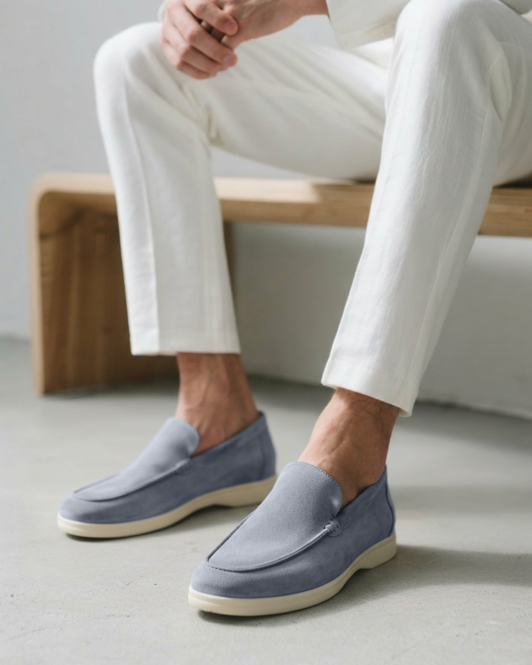 Octavian - Suede Slip-On Loafers Luxe by Ares Milano