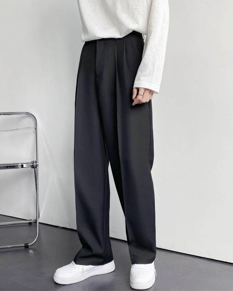 Claudio - Paris Wide Fit Pants Cotton by Ares Milano