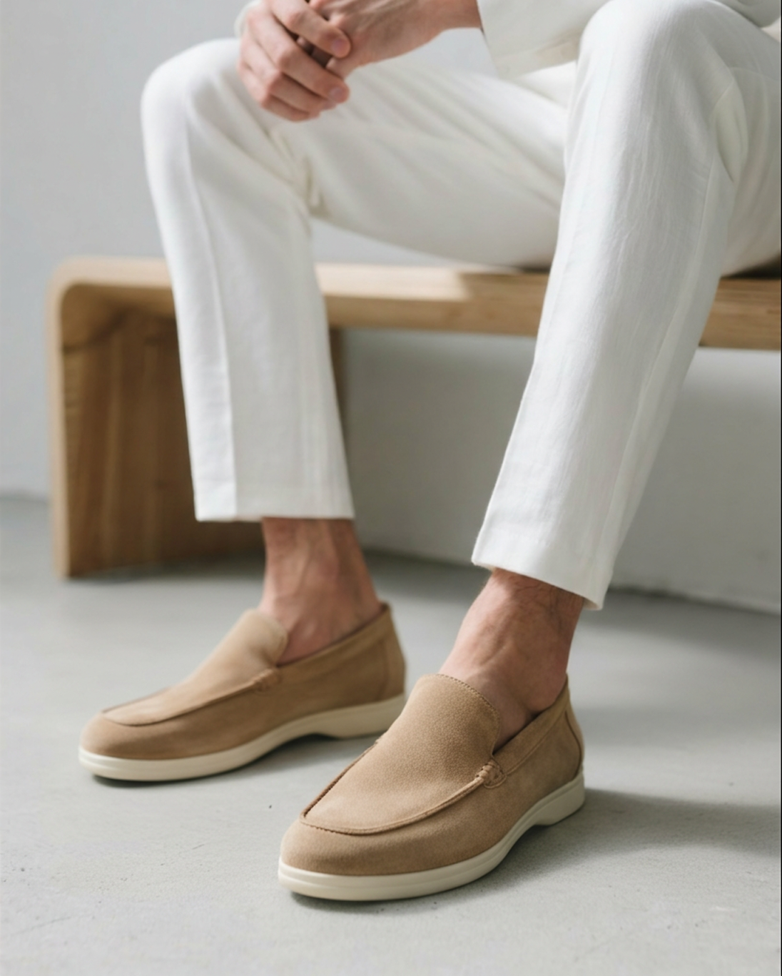 Octavian - Suede Slip-On Loafers Luxe by Ares Milano