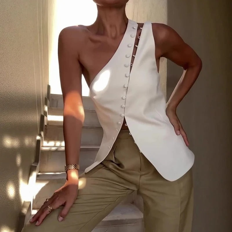 Velia - Silk Top by Ares Milano