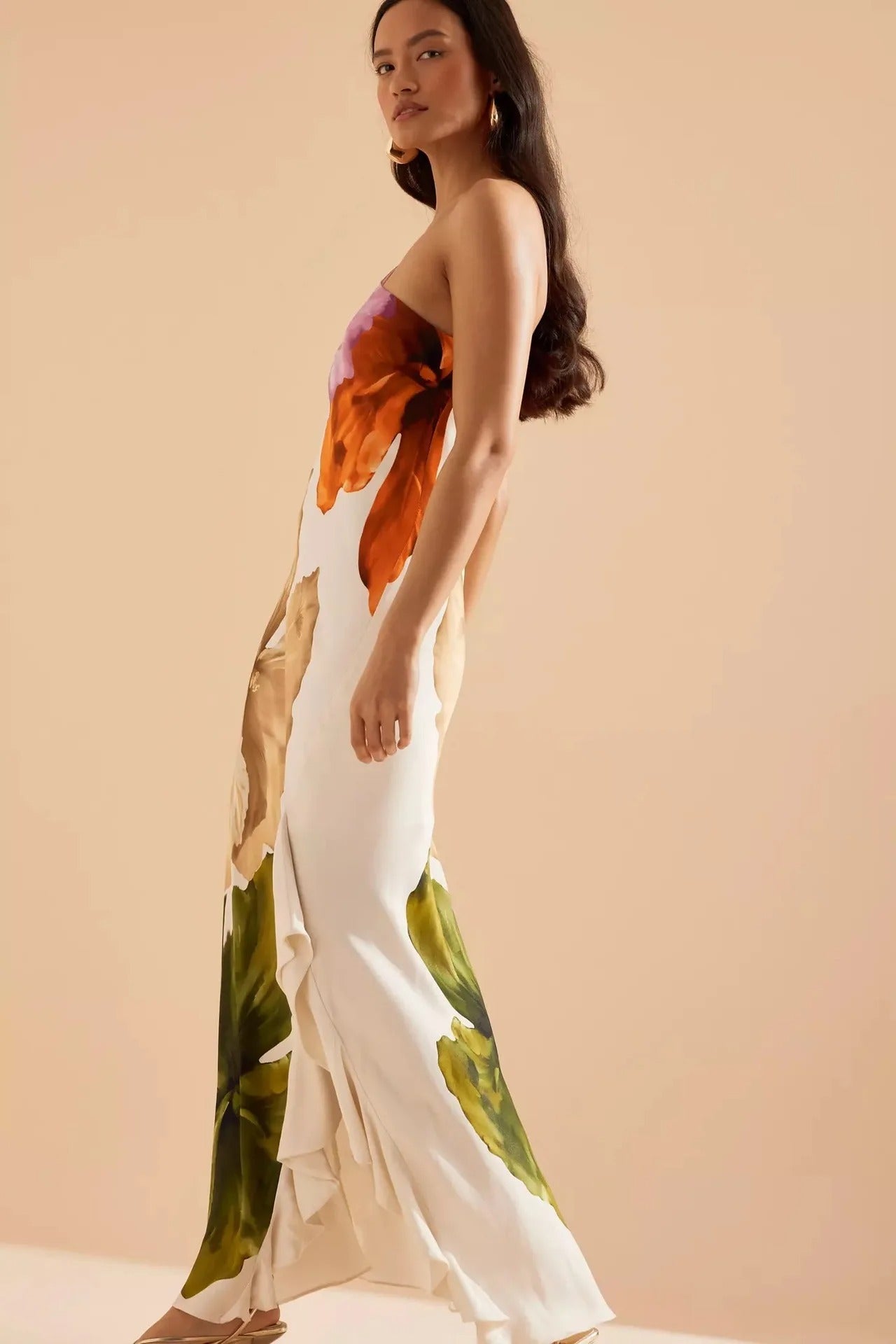 Fabiana - Floral Maxi Dress by Ares Milano