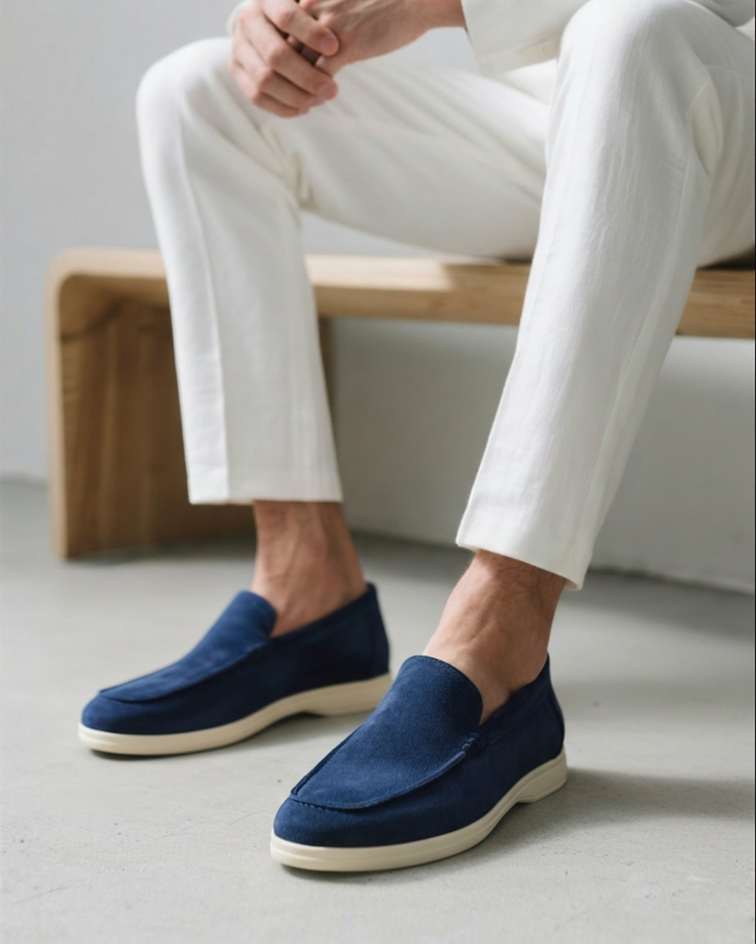 Octavian - Suede Slip-On Loafers Luxe by Ares Milano