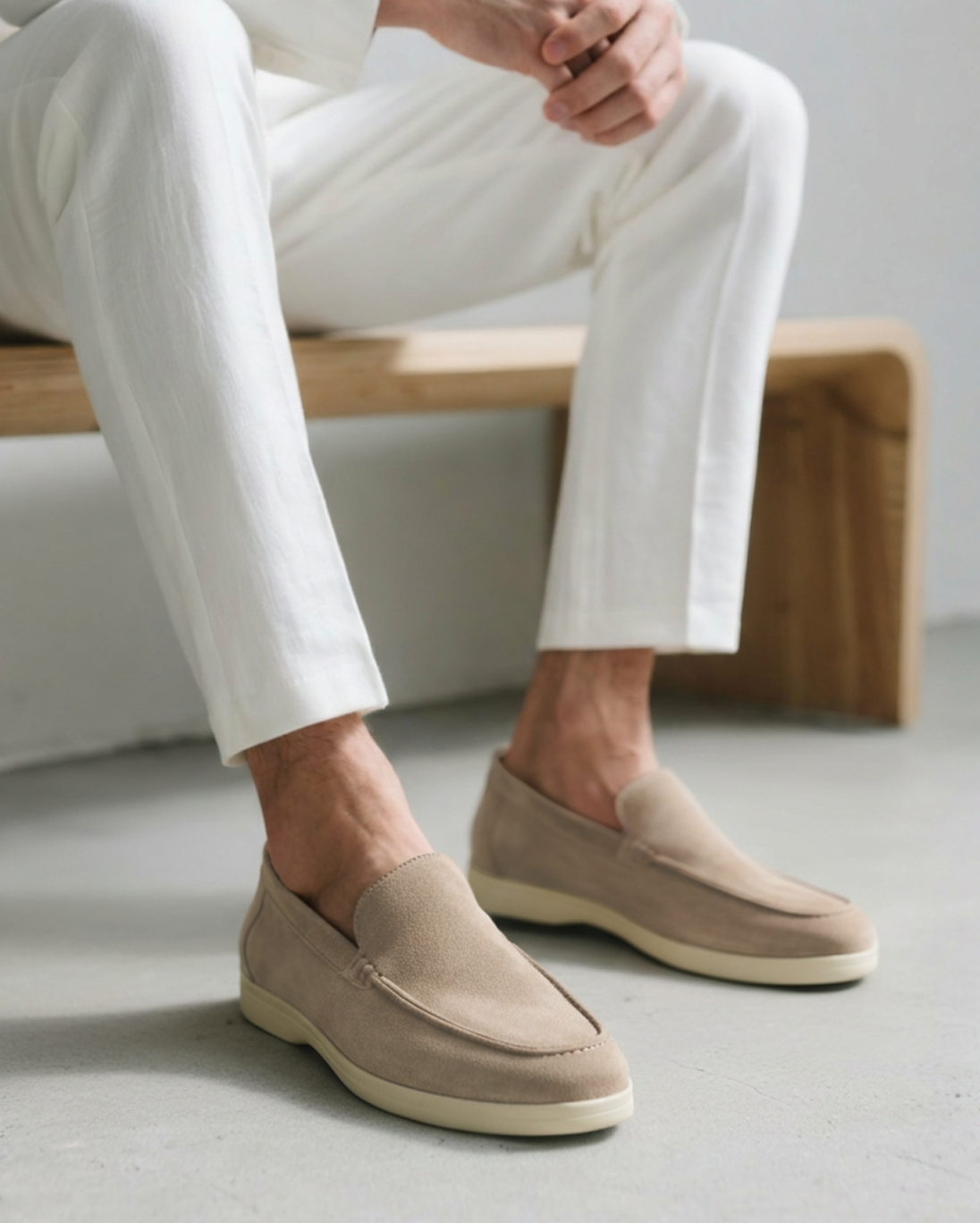 Octavian - Suede Slip-On Loafers Luxe by Ares Milano