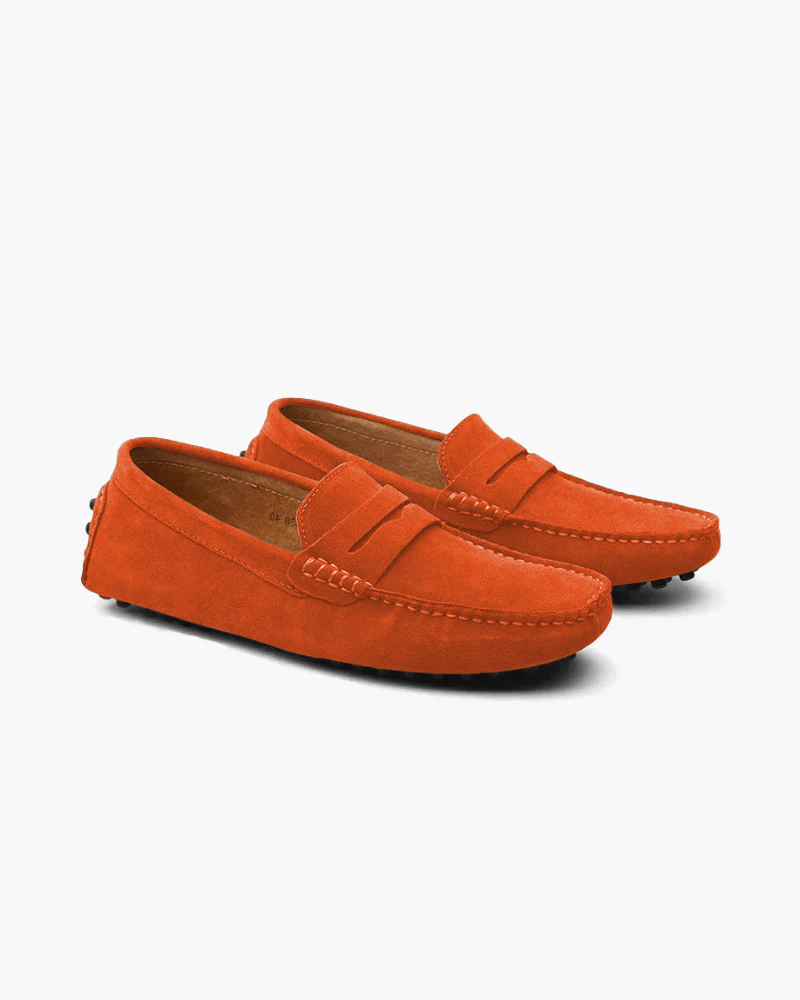 Silvano - Suede Driver Loafers by Ares Milano