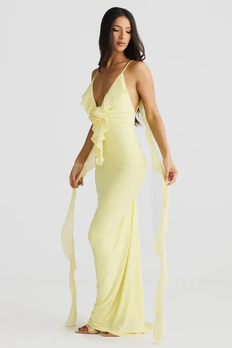 Marianna - Silk Maxi Dress by Ares Milano