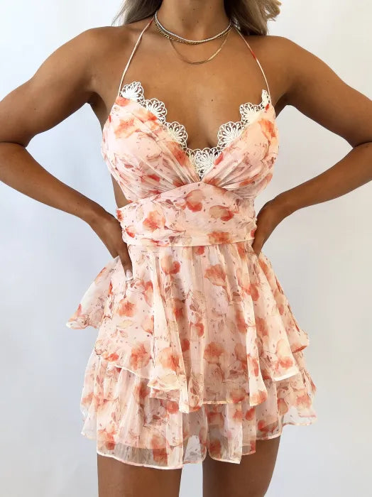 Margherita - Silk Mini Dress Sweetheart by Ares Milano