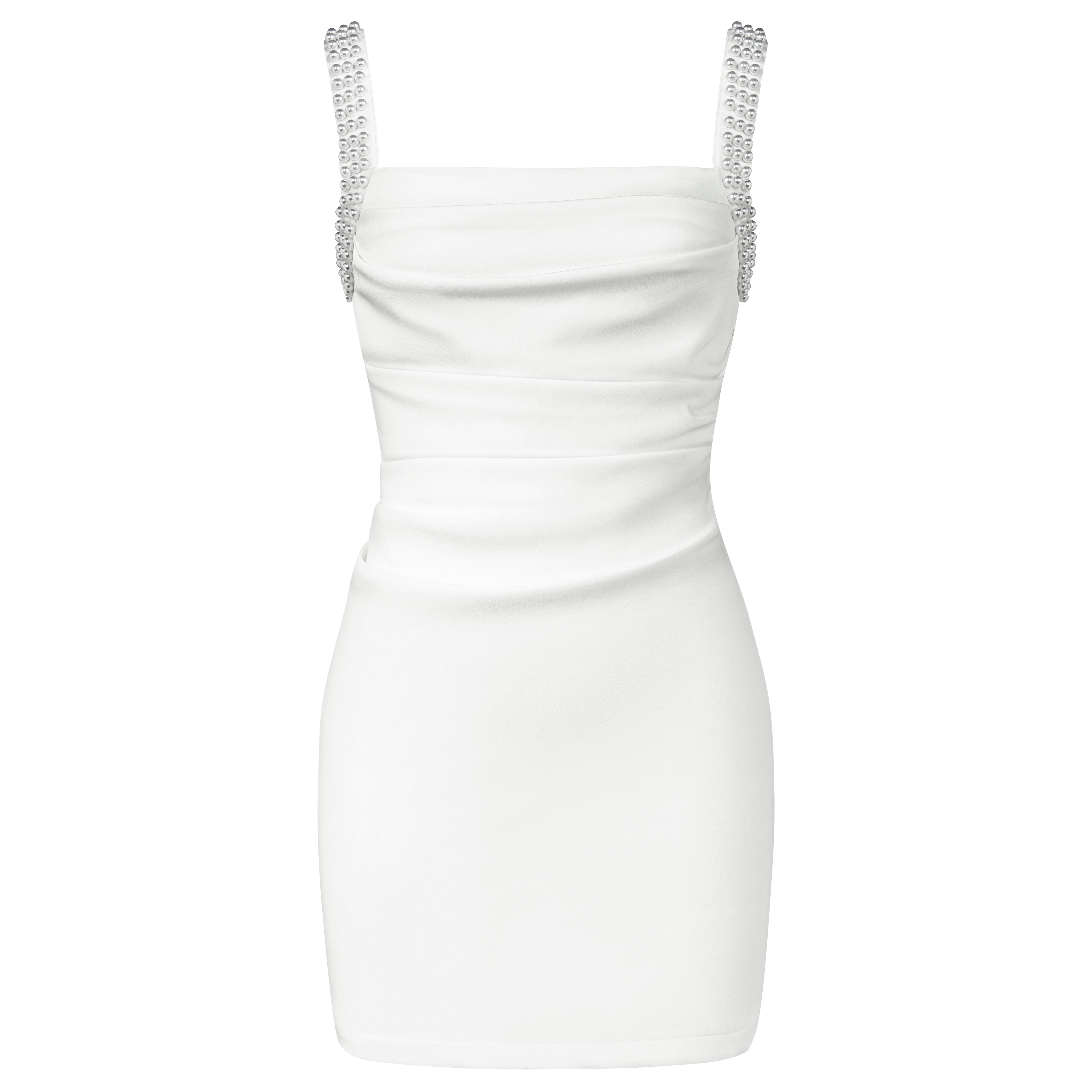 Immacolata - Pearl Strap Dress by Ares Milano