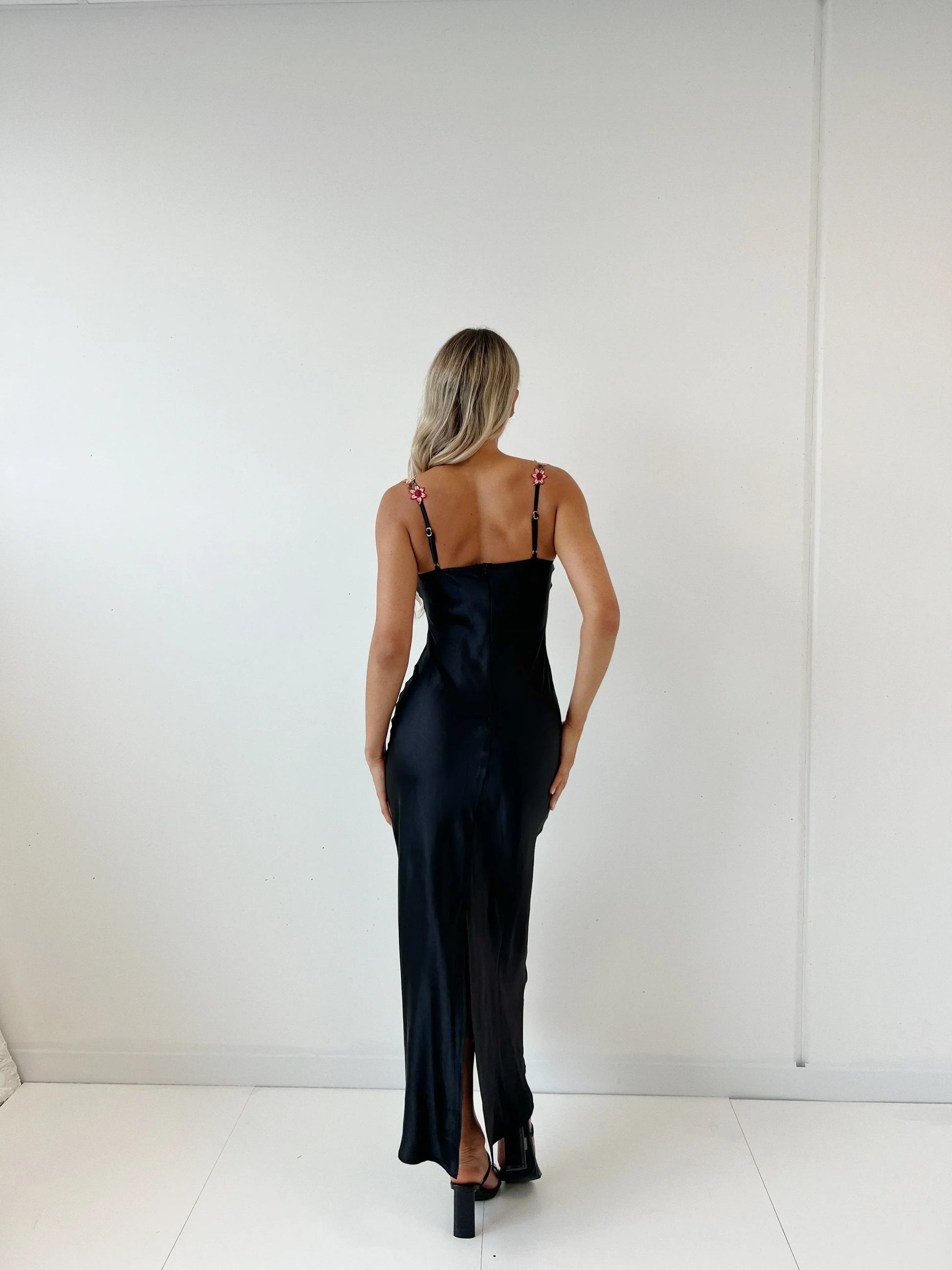 Matilda - Isolina Satin Maxi Dress II by Ares Milano