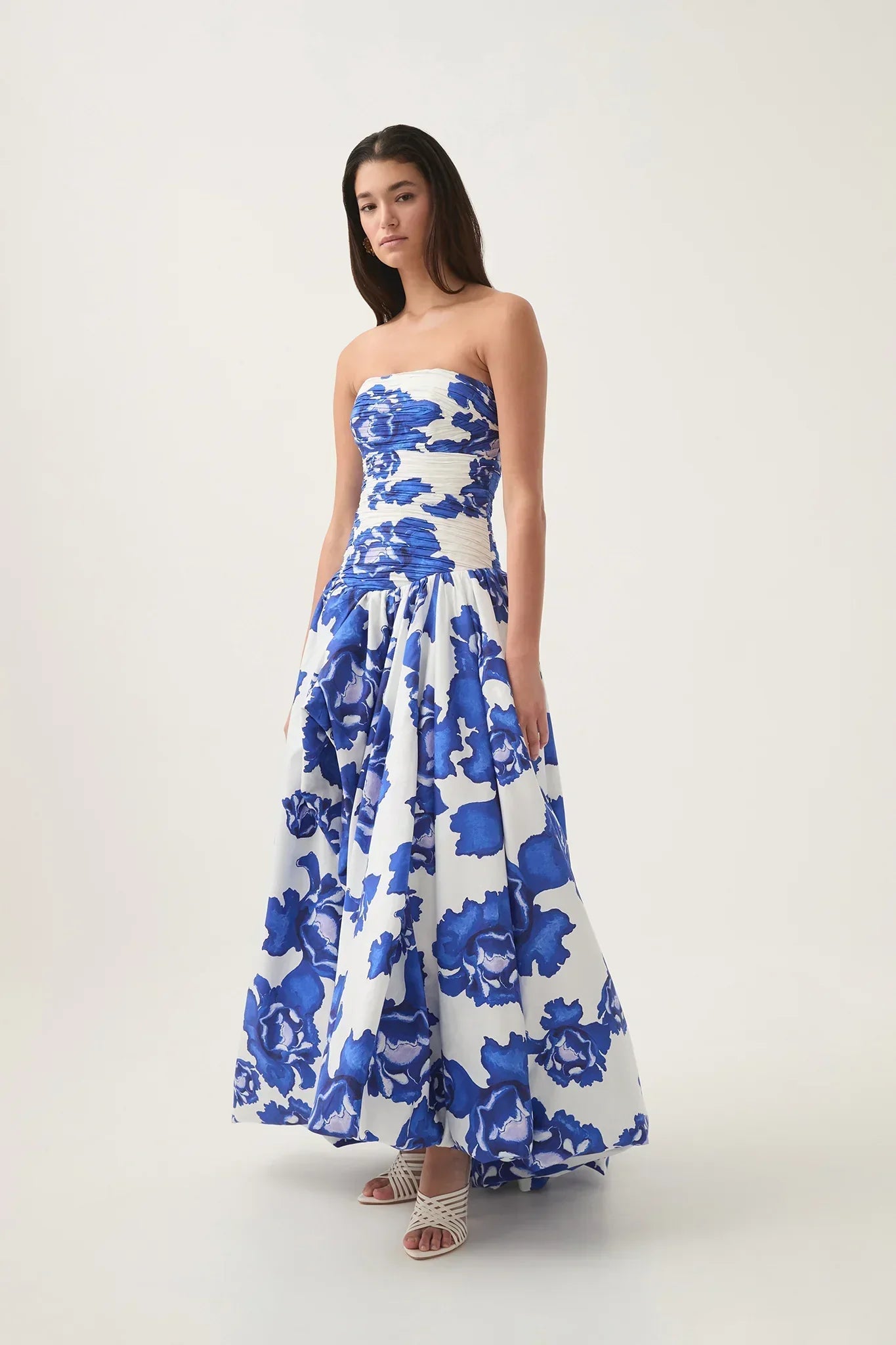 Gertrude - Floral Maxi Dress Silk Luxe by Ares Milano