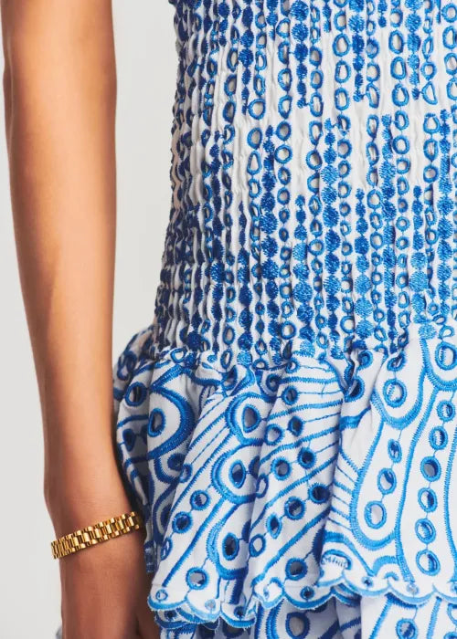 Mariuccia - Coastal Strapless Dress by Ares Milano