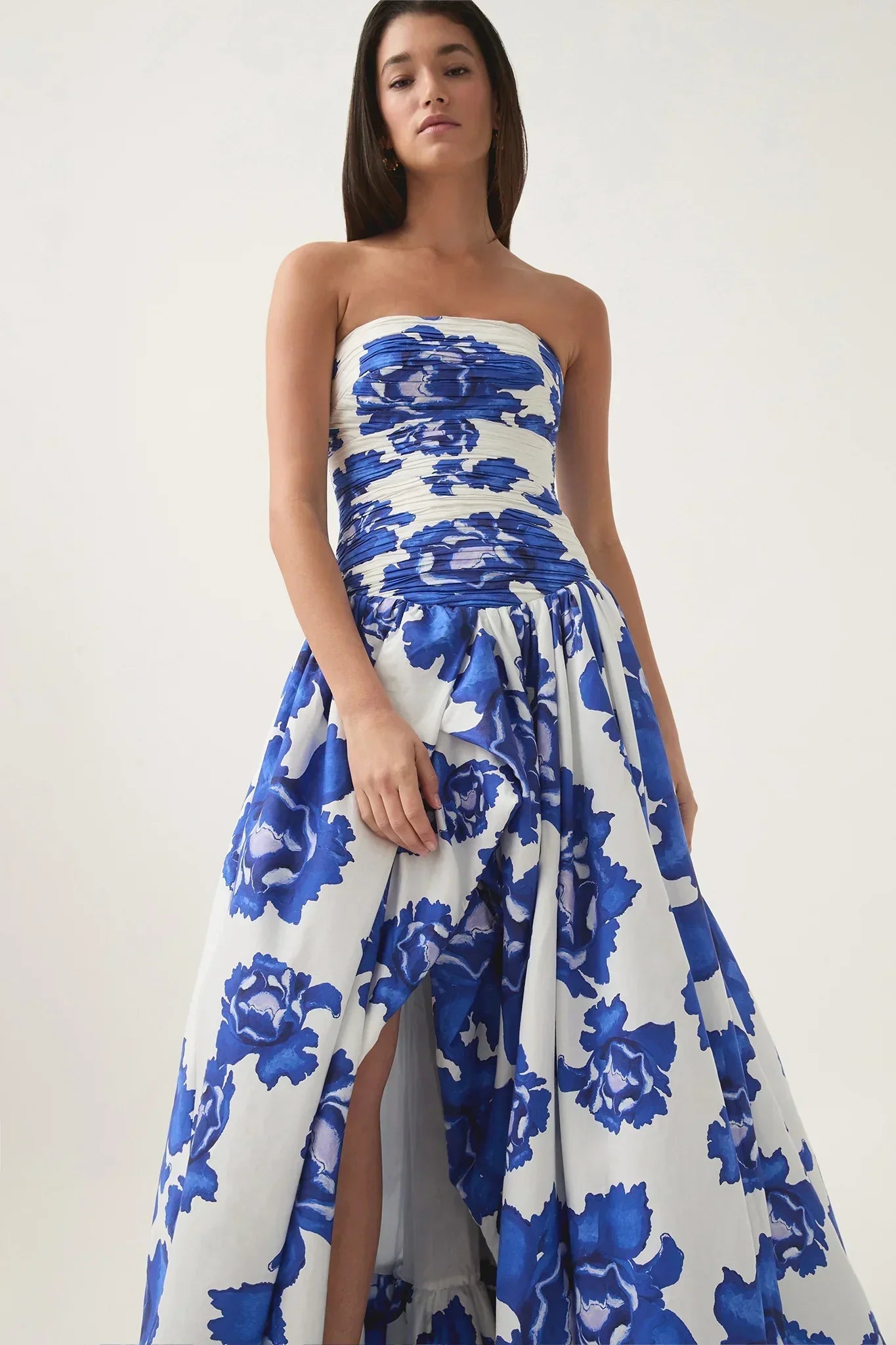 Gertrude - Floral Maxi Dress Silk Luxe by Ares Milano