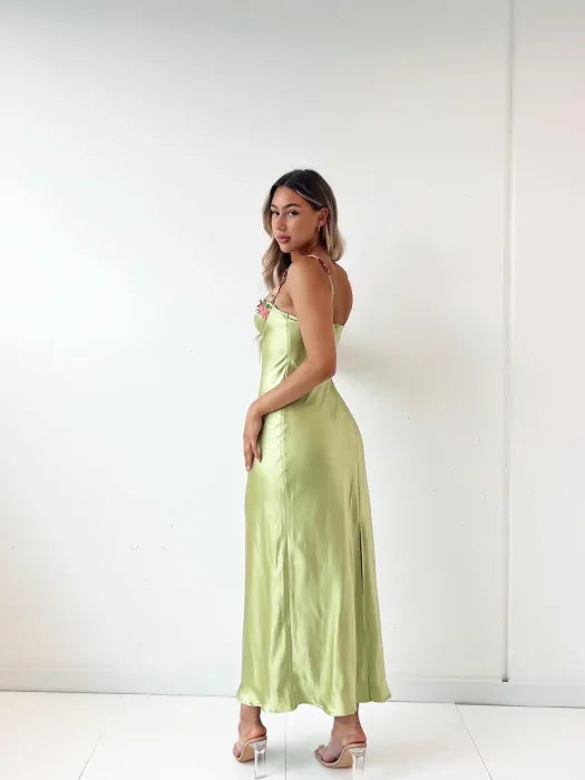 Silvana - Silk Midi Dress by Ares Milano