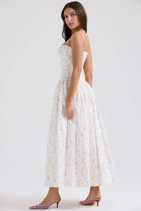 Prisca - Floral Maxi Dress by Ares Milano