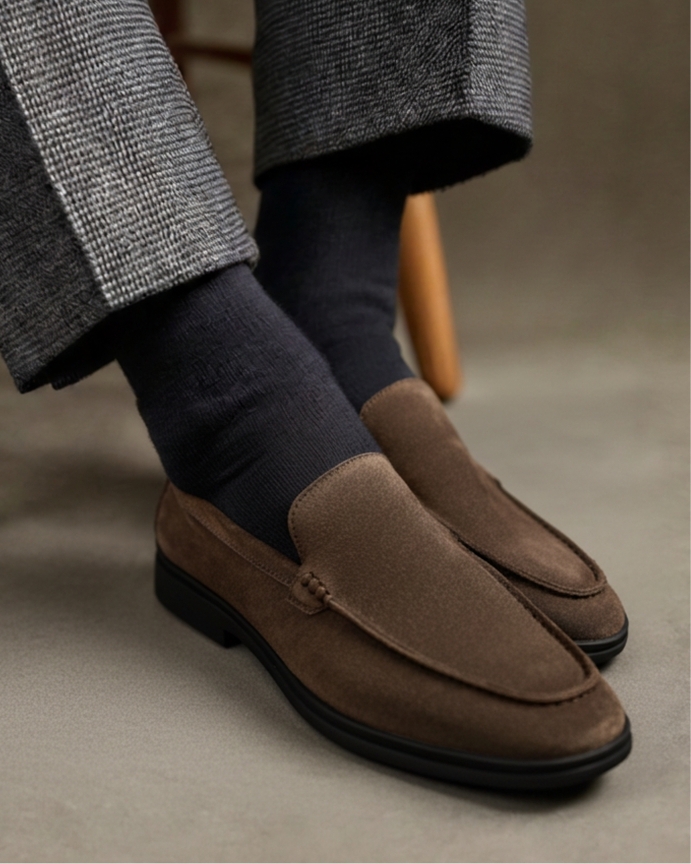 Raffaele - Suede Loafers by Ares Milano