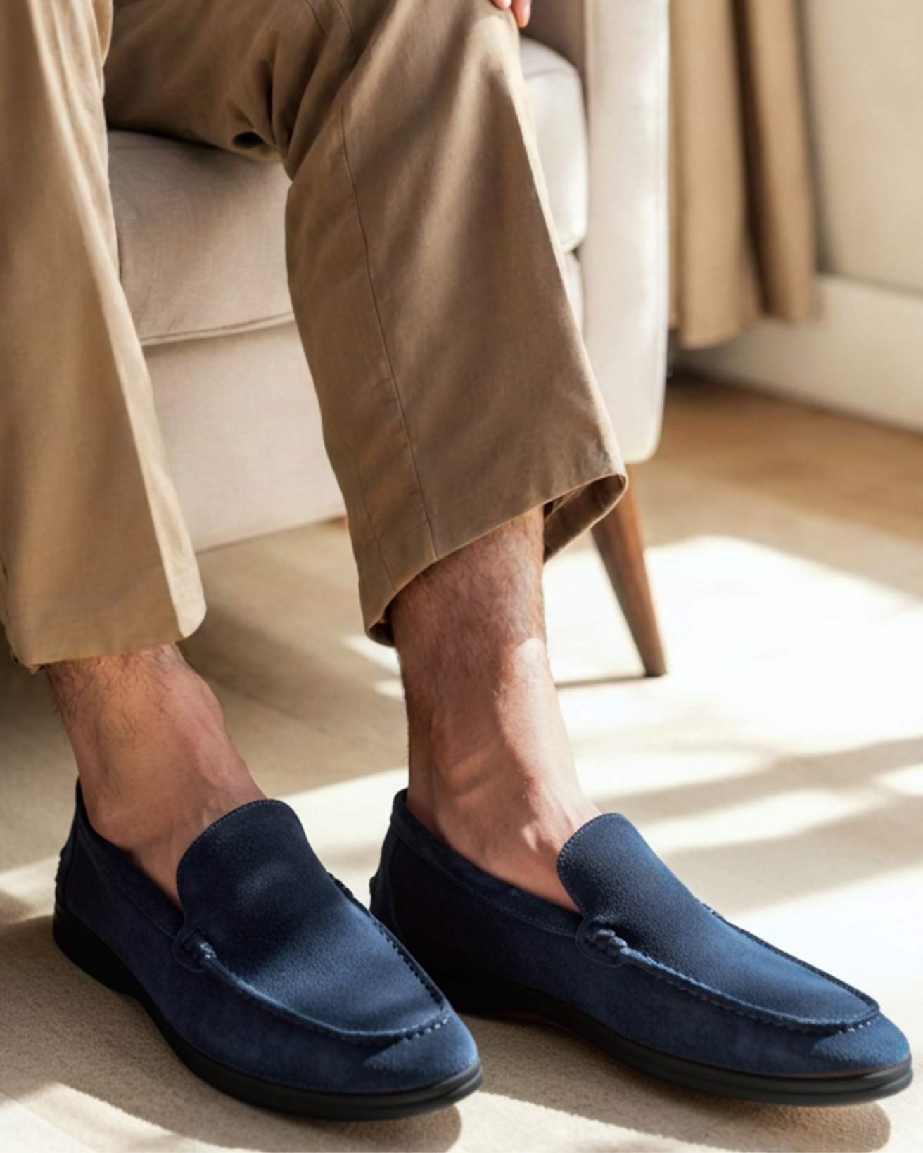 Raffaele - Suede Loafers by Ares Milano