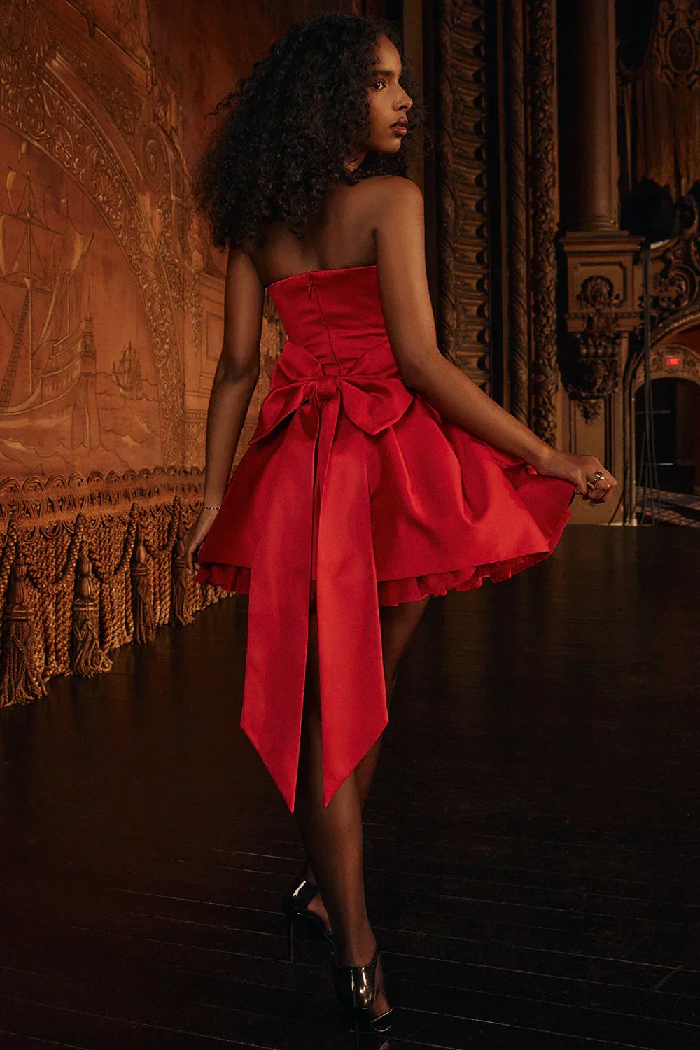 Nicoletta - Satin Corset Dress by Ares Milano