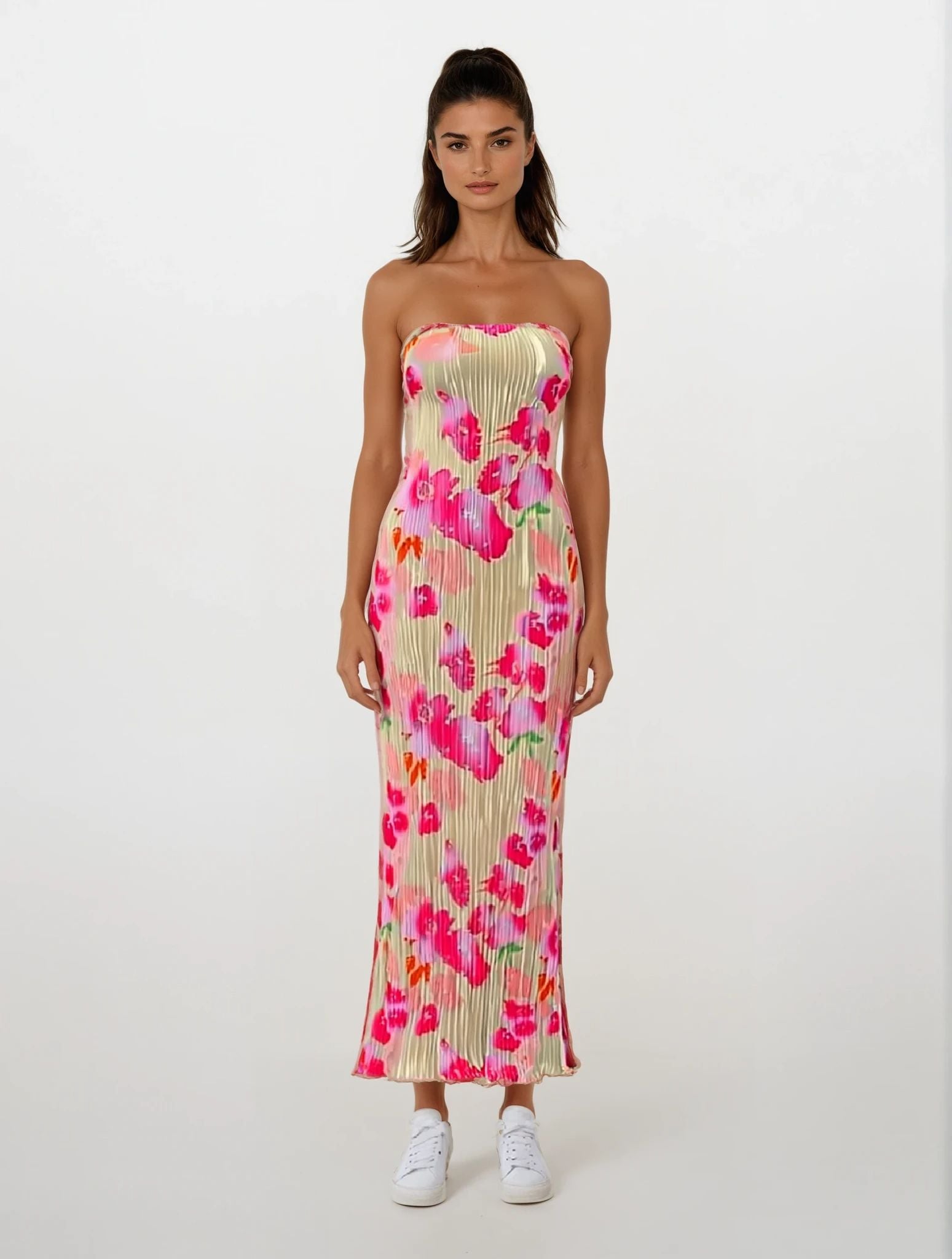 Emma - Silk Maxi Dress by Ares Milano