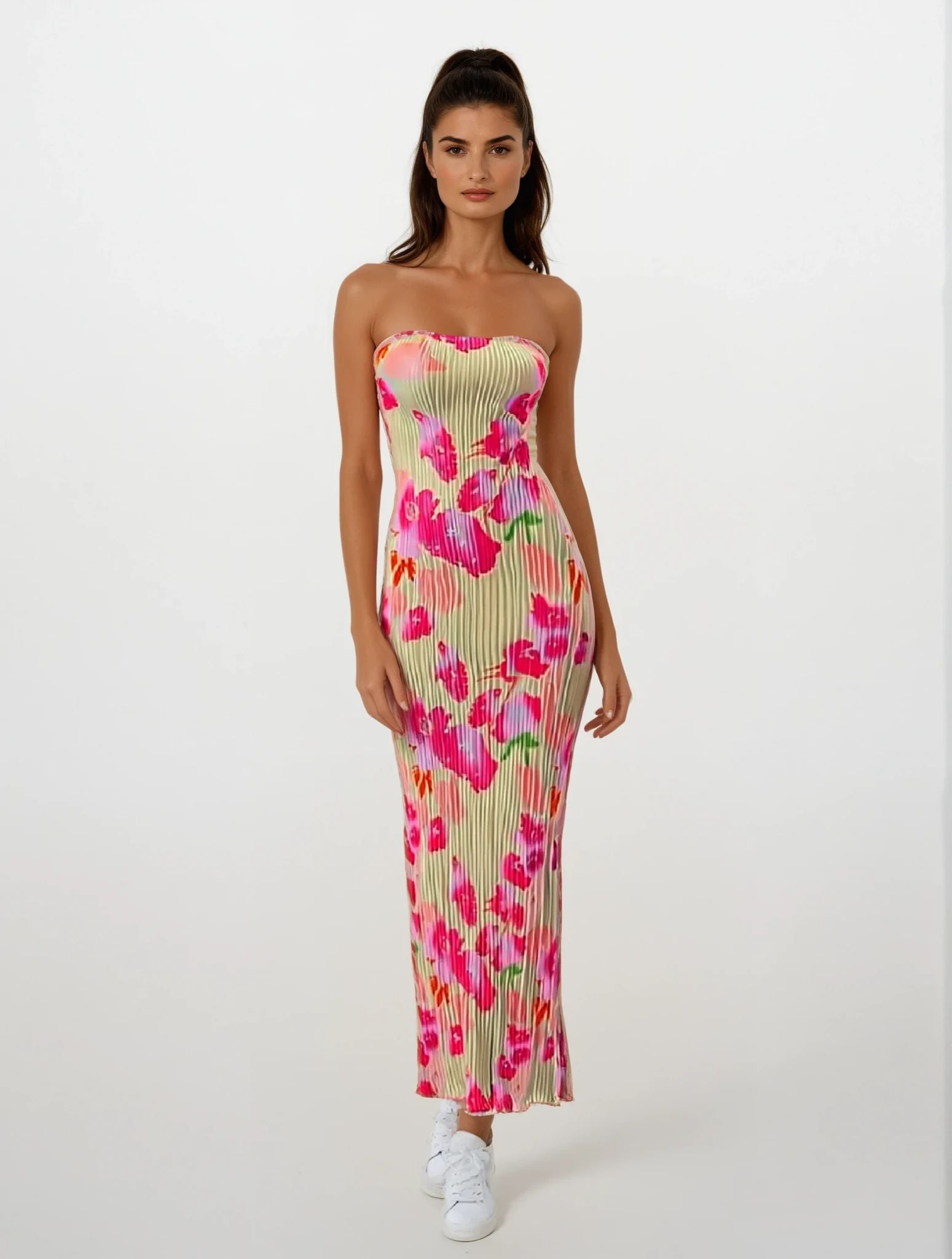 Emma - Silk Maxi Dress by Ares Milano