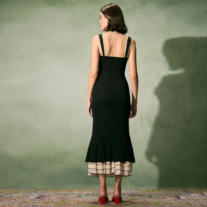 Sandra - Silk Midi Dress by Ares Milano