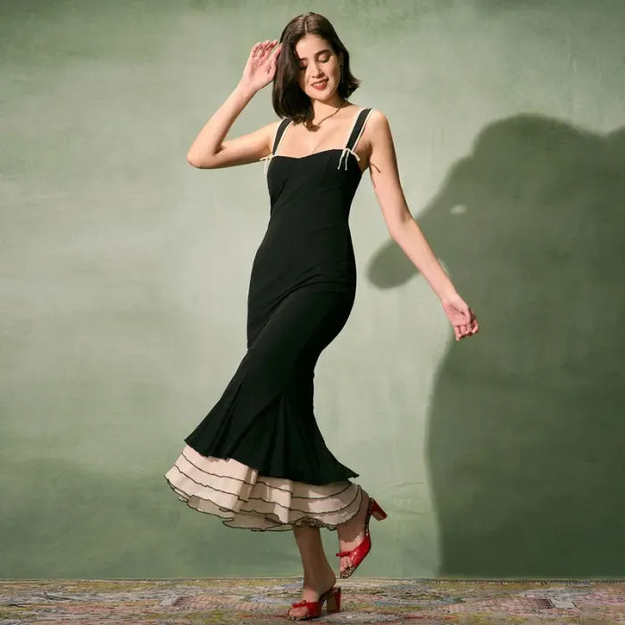 Sandra - Silk Midi Dress by Ares Milano