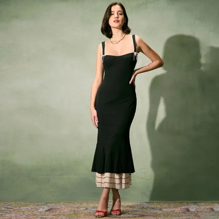 Sandra - Silk Midi Dress by Ares Milano